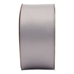 Morex Recycled Double Faced Satin Ribbon - Silver, 1-1/2" x 10 yd