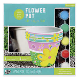 Anker Art Paint Your Own Flower Pot Design Kit - front of packaging