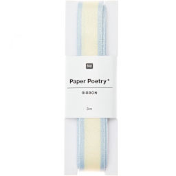 RIBBN STRP 16MMX3M YELLOW/SAGE