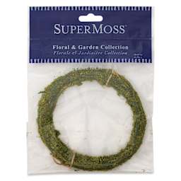 SuperMoss Moss Floral Wire - 12 ft Roll, front of packaging