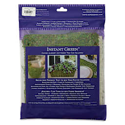 SuperMoss Peel-n-Stick Moss Mat - 16" x 18", back of packaging