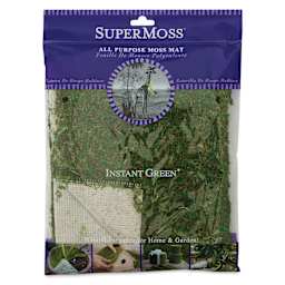 SuperMoss Peel-n-Stick Moss Mat - 16" x 18", front of packaging