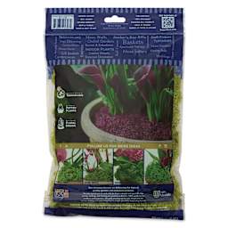 SuperMoss Preserved Reindeer Moss - Chartreuse, back of packaging