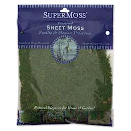 SuperMoss Preserved Sheet Moss - front of packaging