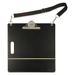 Jullian Sketch Clip Board - 15" x 16", with carrying strap