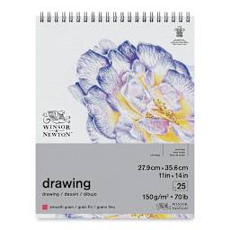 Winsor & Newton Drawing Pad - 11" x 14", Smooth (front of pad)