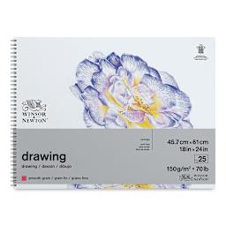 Winsor & Newton Drawing Pad - 18" x 24", Smooth (front of pad)