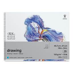 Winsor & Newton Drawing Pad - 18" x 24", Medium (front of pad)