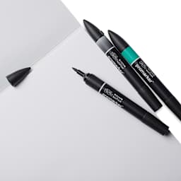 Winsor & Newton Marker Pad (close-up of paper with Winsor & Newton ProMarkers)