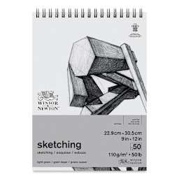 Winsor & Newton Wirebound Sketching Pad - 9" x 12" (front cover)