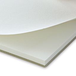 Hahnemühle Bamboo Sketch Pad (corner of a sheet raised, bound on one short side)