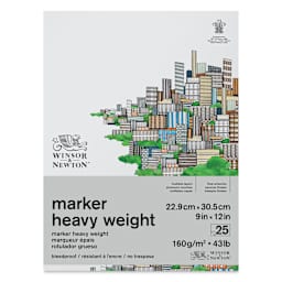 Winsor & Newton Heavyweight Marker Pad - 9" x 12"
