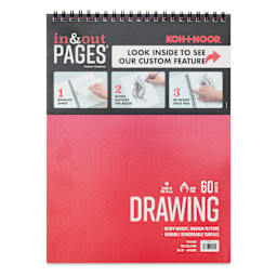 Koh-I-Noor Wirebound Drawing Pad - 11" x 14", Top Wire, front cover