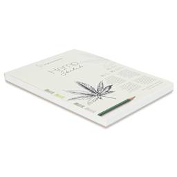 Hahnemühle Hemp Sketch Pad - 5.8" x 8.3", 80 Sheets angled side view