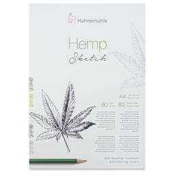 Hahnemühle Hemp Sketch Pad - 8.3" x 11.7", 80 Sheets front of pad