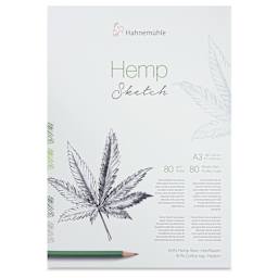 Hahnemühle Hemp Sketch Pad - 11.7" x 16.5", 80 Sheets front of pad