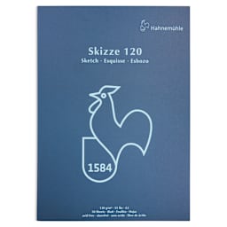 Hahnemühle Skizze Gluebound Sketch Pad - 11.69" x 16.53", 50 Sheets, 120 gsm, cover