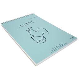Hahnemühle Skizze Spiral-Bound Sketch Pad - 11.69" x 16.53", 50 Sheets, 190 gsm, laying flat