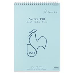 Hahnemühle Skizze Spiral-Bound Sketch Pad - 11.69" x 16.53", 50 Sheets, 190 gsm, cover