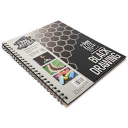 Bee Elite Black Drawing Pad, laid flat