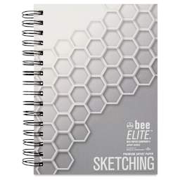 Bee Elite Sketch Pad - 5-1/2" x 8-1/2", 74 lb, 100 Sheets, front