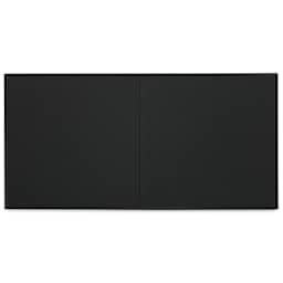 SMLT Art Layflat Black Sketch Pad, laid open flat
