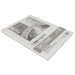Bee Inspired Sketching Artist Pad - 9" x 12", pad laid flat