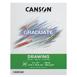 Canson Graduate Drawing Pad - 11" x 14", front cover