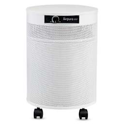 Airpura C600 DLX Air Purifier - White, front view.
