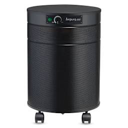 Airpura C600 DLX Air Purifier - Black, front view. 