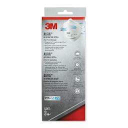 3M Aura N95 Particulate Respirator - Pkg of 3, front of packaging