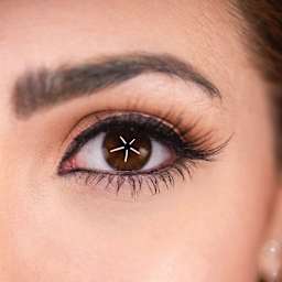 Savage LED Panel Star Light reflected in eye