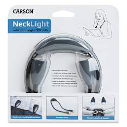 Carson Dual LED Neck Light front of packaging