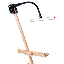 Daylight Easel Lamp Go underside on easel