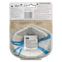 3M P95 Cool Flow Chemical Valve Particulate Respirator back of packaging