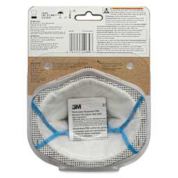 3M P95 Cool Flow Paint Valve Particulate Respirator back of packaging