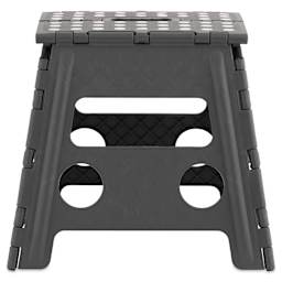 Superio Folding Step Stool - Gray, 13" Tall