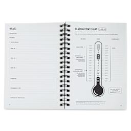Speedball Potter’s Journey Ceramics Planners, glazing cone chart