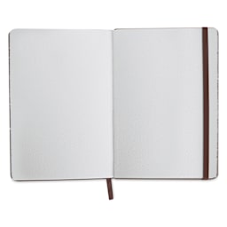 Etchr The Perfect Sketchbook with Deckle Edges - A5 Portrait, 5.8" x 8.3" Cold Press, 300 gsm, open