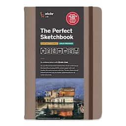 Etchr The Perfect Sketchbook with Deckle Edges - A5 Portrait, 5.8" x 8.3" Cold Press, 300 gsm