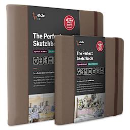 Etchr The Perfect Sketchbooks with Deckle Edges - Square sketchbooks in available sizes