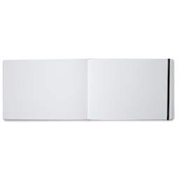 Etchr Mixed Media Hardbound Sketchbook - A4, 8.3" x 11.7", Cold Press, Landscape, opened