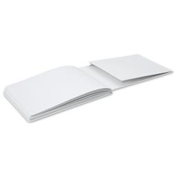 Etchr Mixed Media Hardbound Sketchbook - A4, 8.3" x 11.7", Cold Press, Landscape, interior pocket shown