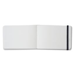 Etchr Mixed Media Hardbound Sketchbook - 4.1" x 5.8", Hot Press (open to show paper)