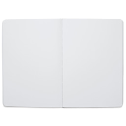 Etchr Mixed Media Hardbound Sketchbook - Hot Press, Portrait, 8.3" x 5.8", 100 lb, open