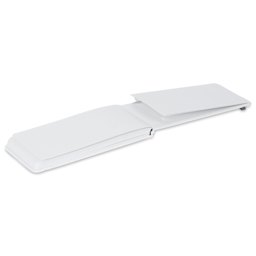 Etchr Mixed Media Hardbound Sketchbook - Cold Press, Panoramic, 4" x 8", 110 lb, laid flat