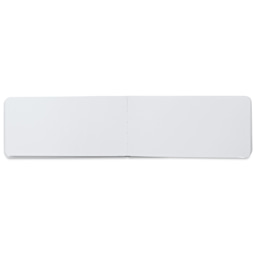 Etchr Mixed Media Hardbound Sketchbook - Cold Press, Panoramic, 4" x 8", 110 lb, open