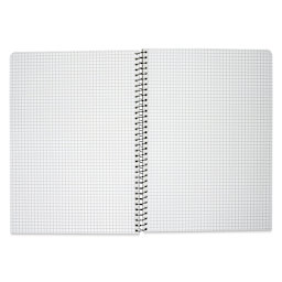 Blackwing Spiral Notebook - Graph, 8-1/4" x 11-3/4", open