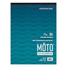 Grumbacher Moto Mixed Media Synthetic Paper Pad - 9" x 12", 10 sheets (Front cover)
