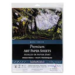 Stillman & Birn Nova Series Toned Art Paper - Black, 11" x 14", front of the packaging